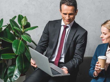 Car accident attorneys discuss a case.